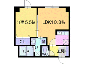 【文京台ハイツエクセレントの間取り】