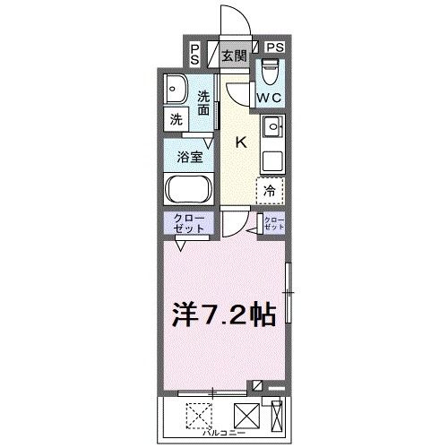 【桜井市大字東新堂のアパートの間取り】