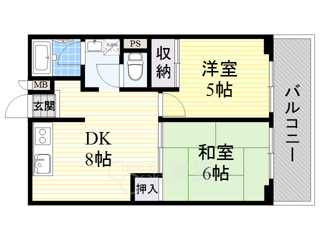 サニーサイド新大阪の間取り