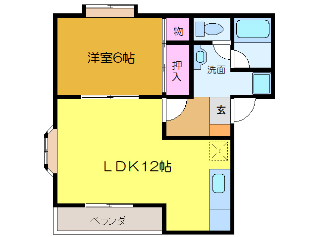 ぎおんハイツIIの間取り