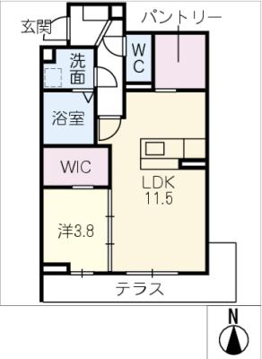 ディーシャンブル南丸之内　Ｃ棟の間取り