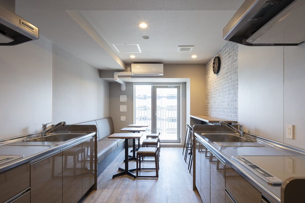 キッチン　共用キッチン付き談話室