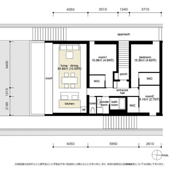 HARVEY RESIDENCE日和の間取り