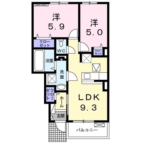 マードレＳ　IIの間取り