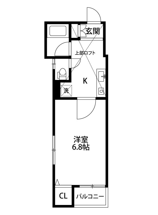 コーポサンライズの間取り