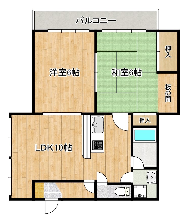 サン紗瑠夢館の間取り