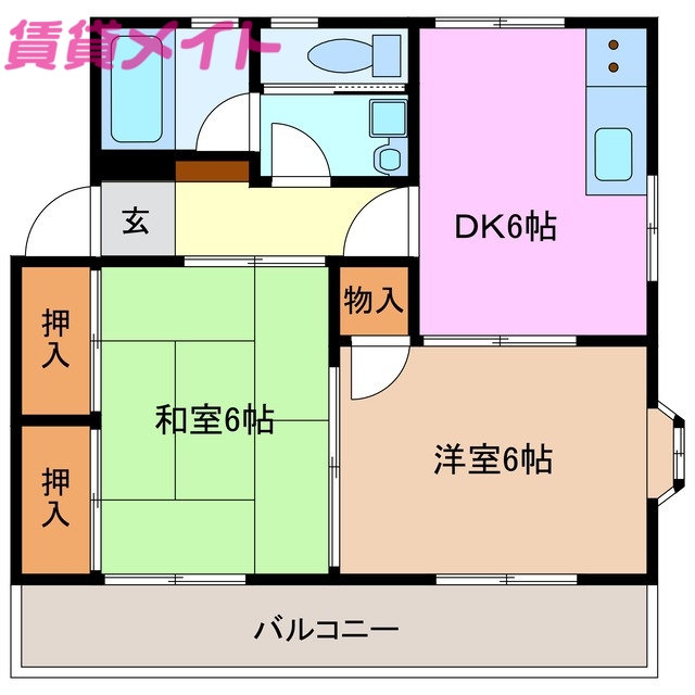 ｅｓｔａｔｅ藤方の間取り