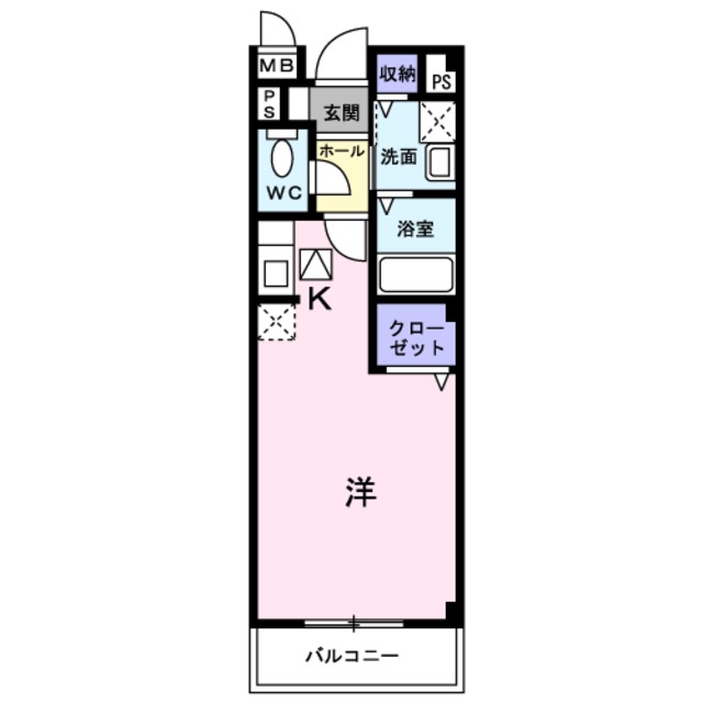 グラース　アンジュIIIの間取り