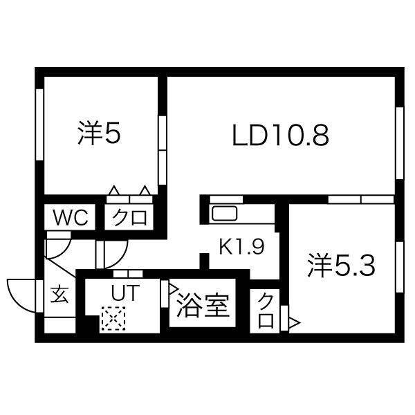 レクザ山鼻の間取り