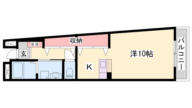 ボニート　カージェIIIの間取り