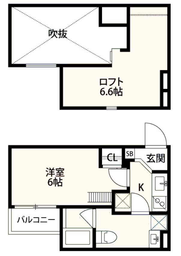 クラリス西明石の間取り