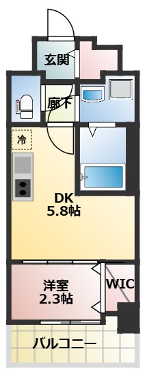 セレニテ江坂グランデの間取り