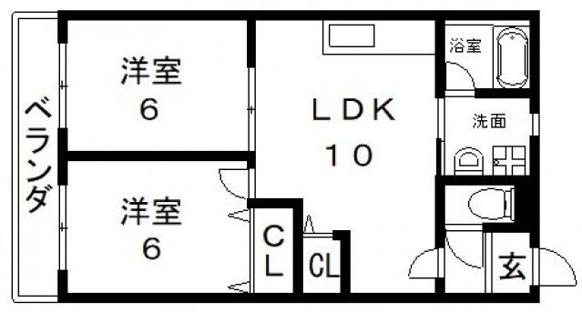 コーポ大喜の間取り