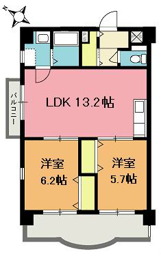 陽光マンションの間取り