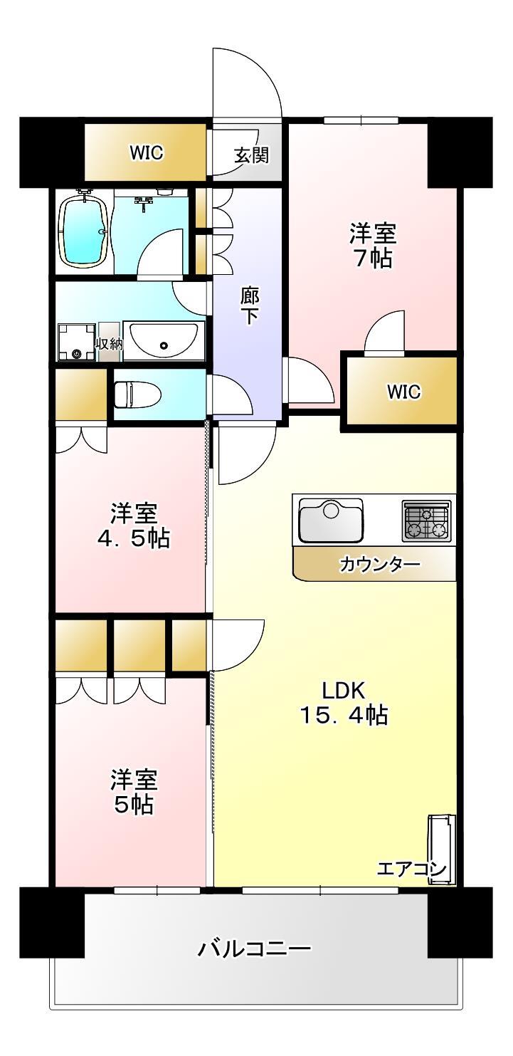 パークホームズ土浦の間取り