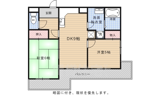 ヴィラ広沢の間取り