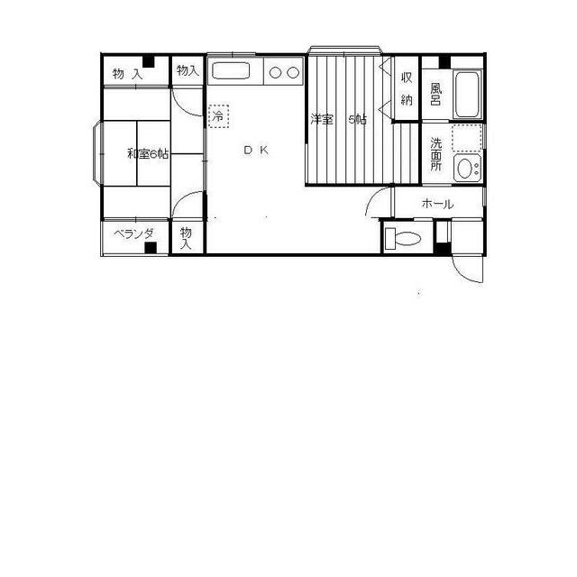 大田区大森南のマンションの間取り