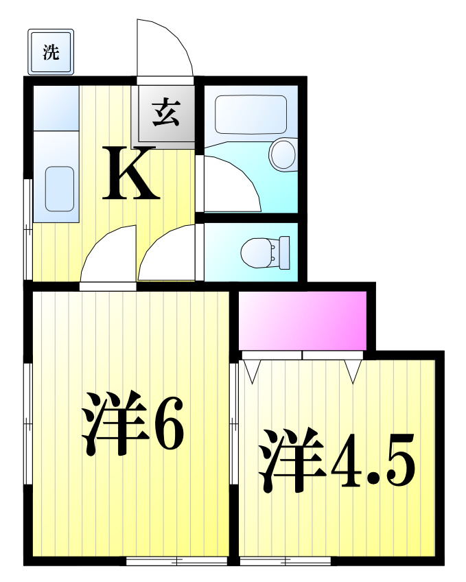 フラットケン南柏の間取り