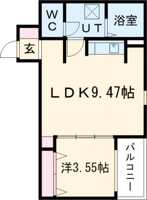 大阪府藤井寺市西古室１（アパート）の賃貸物件の間取り