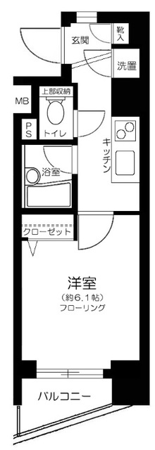パレステュディオ渋谷WESTの間取り