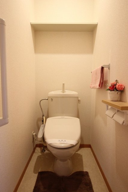 トイレ　同物件別号室の写真です。