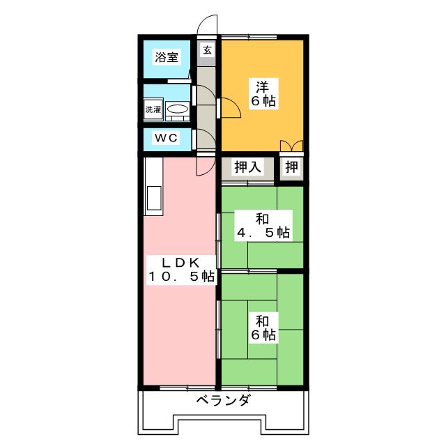 オーキッドマンション桜馬場_間取り_0