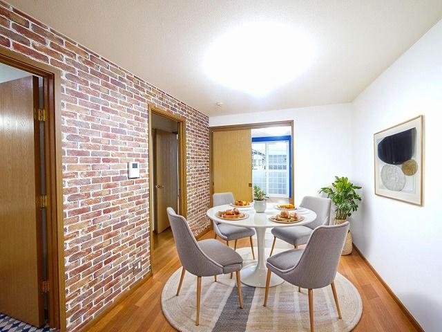 居室・リビング　CGで家具等を配置したもので家具等は含まれません。