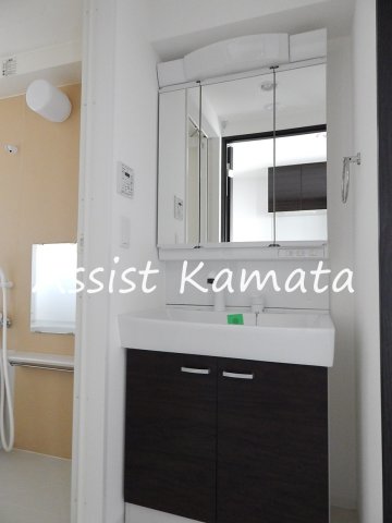 洗面設備　写真は同タイプの別号室です