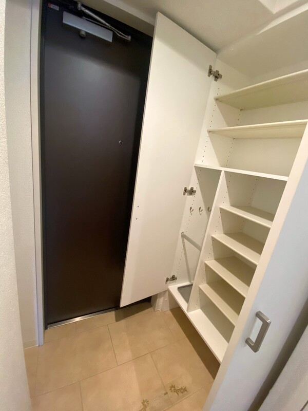 収納　たっぷりとした収納スペースです