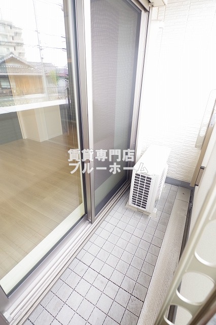 バルコニー　風通しの良いバルコニー！