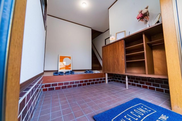 その他設備　大人数も安心の広々玄関♪シューズボックスも大切に使います！