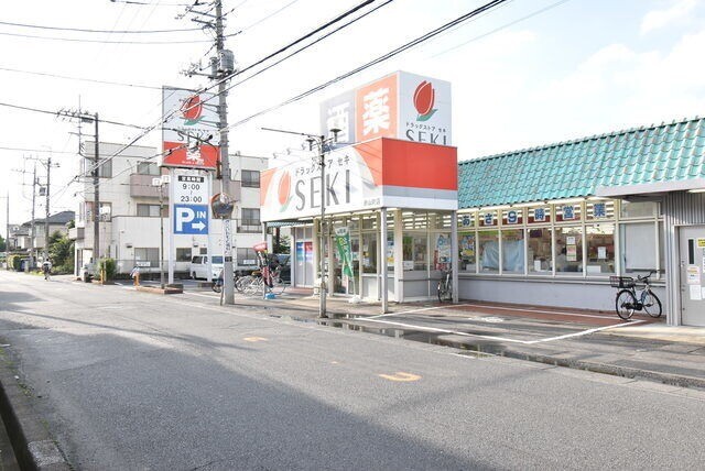 ドラックストア　ドラッグストアセキ赤山町店（ドラッグストア）まで1011m