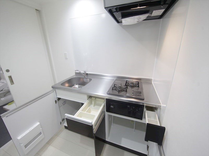 キッチン　システムキッチン（ガス2口コンロ付）