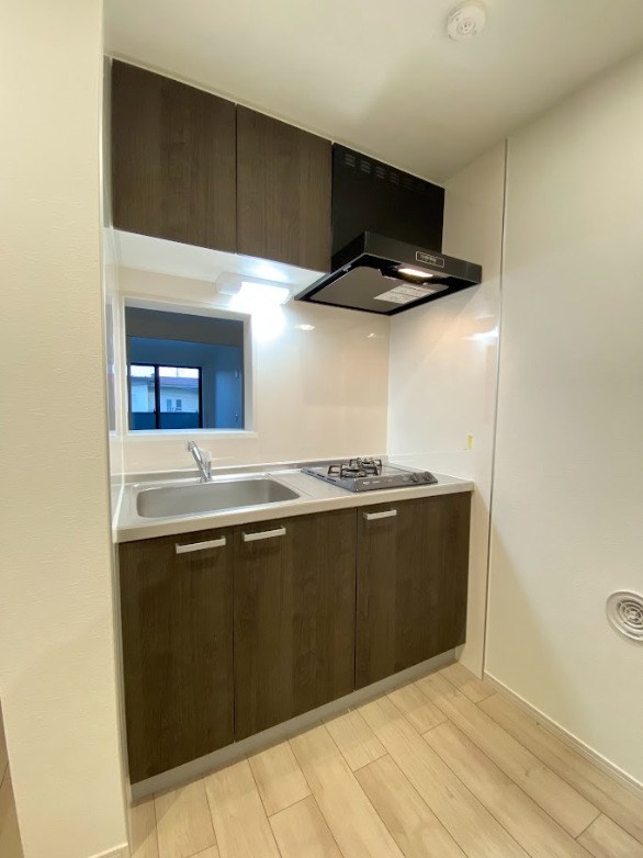 キッチン　2口ガスコンロのシステムキッチン完備♪(別部屋のイメージです