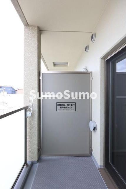 バルコニー　落ち着いた時間を過ごせるバルコニーです