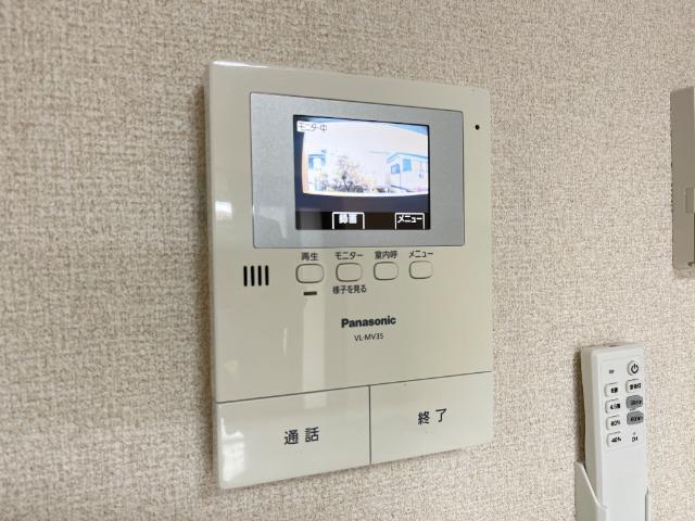 セキュリティ　カメラ付インターホン（イメージ）