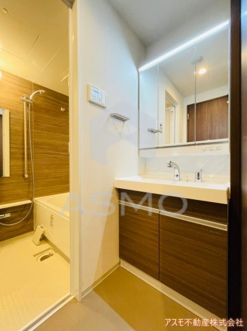 洗面設備　同マンション別部屋参考写真