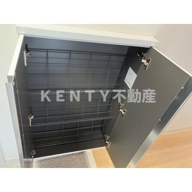 収納　たっぷりとした収納スペースです