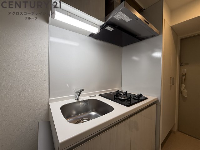 キッチン　2口ガスコンロ付のシステムキッチンです！