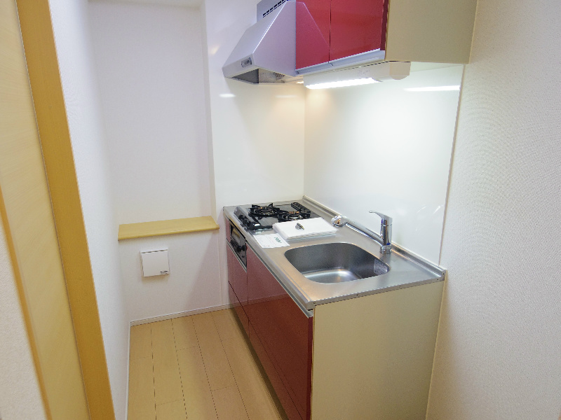 キッチン　2口ガスシステムキッチン