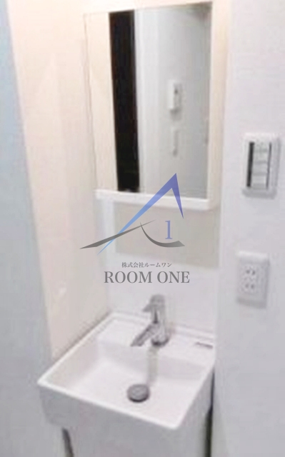 洗面設備　洗面台です。