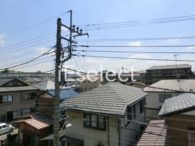 眺望　２階からの眺望。