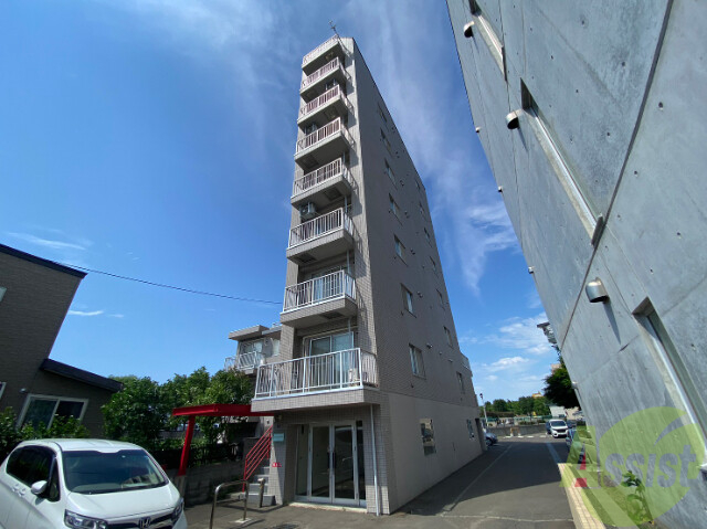 建物外観　札幌市中央区北１３条西「クレアシオン桑園２」