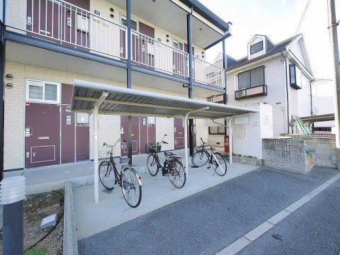 その他共有部分　ゆったりとした駐輪スペース