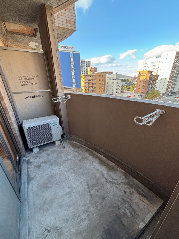 バルコニー　８０５号室　写真