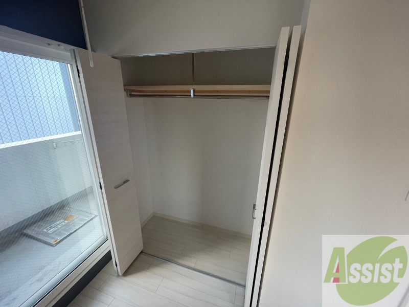 収納　洋室にあった収納。荷物がたくさんあっても大丈夫。