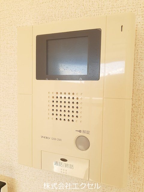 セキュリティ　来訪者の姿を確認できます。