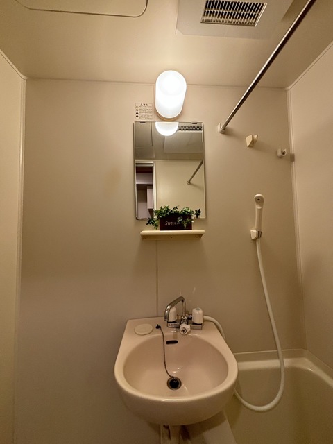 洗面設備　別部屋参考写真です
