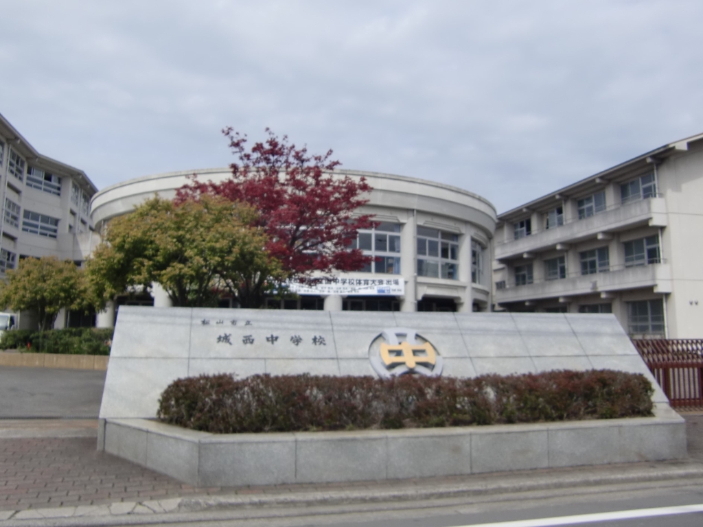 中学校　松山市立城西中学校（中学校）まで269m