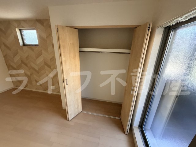 収納　たっぷりとした収納スペースです